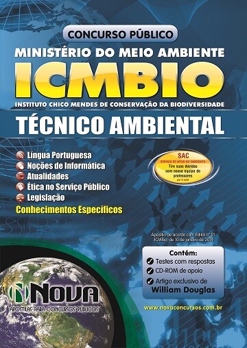 Apostila Concurso ICMBIO 2014 Técnico Ambiental