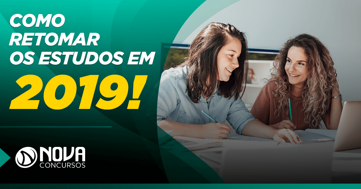 Como Retomar Os Estudos Em 2019 Vamos Juntos