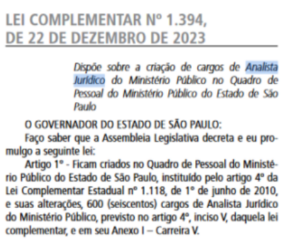 MP SP edital para Analista terá novas regras Nova Concursos