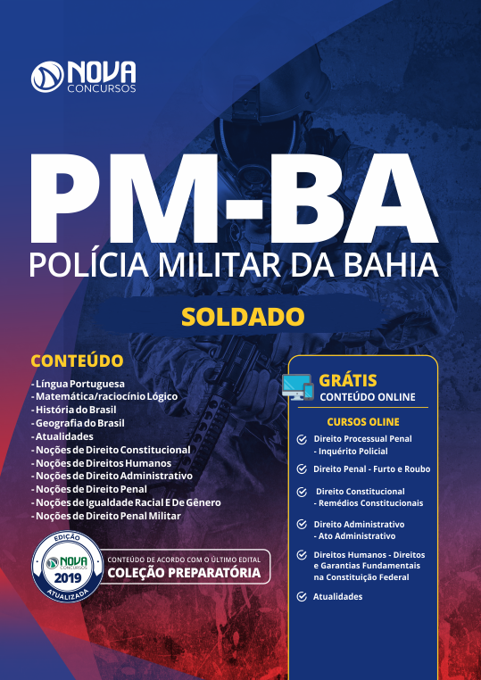 Apostila PM BA 2019 Soldado