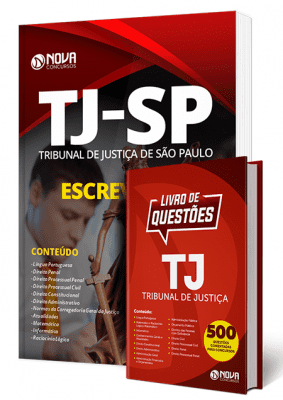 Combo TJ SP 2019 Escrevente Apostila Impressa Livro