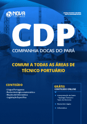 Concurso CDP PA Companhia Docas do Pará Edital publicado