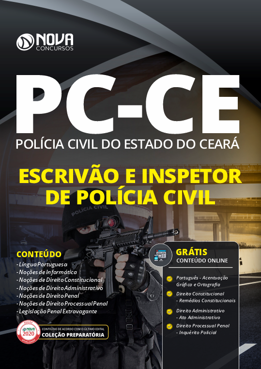 Apostila PC CE PDF 2020 Escrivão e Inspetor de Polícia Civil