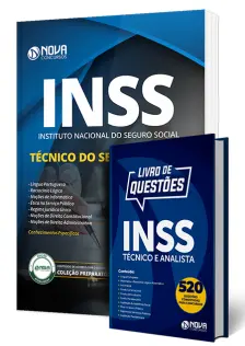 Combo INSS  - Técnico do Seguro Social (Apostila Impressa + Livro)