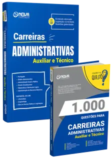 Combo Carreiras Administrativas - Auxiliar e Técnico 2 em 1