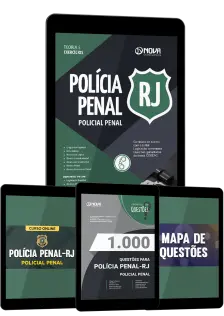 Combo 4 em 1 Polícia Penal - RJ - Policial Penal