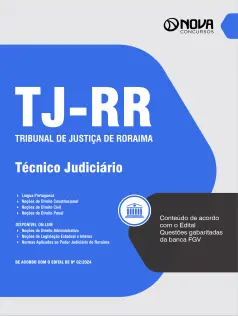 Apostila TJ-RR em PDF 2024 - Técnico Judiciário