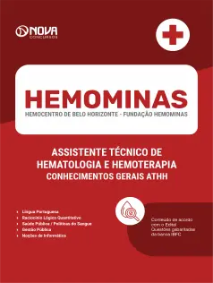 Apostila Hemominas 2024 - Assistente Técnico de Hematologia e Hemoterapia - Conhecimentos Gerais ATHH