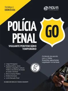 Apostila Polícia Penal de Goiás (PP-GO) em PDF 2024 - Vigilante Penitenciário Temporário