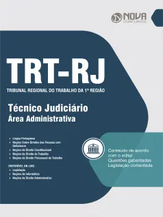 Apostila TRT-RJ 2025 - Técnico Judiciário - Área: Administrativa