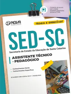Apostila SED-SC 2024 - Assistente Técnico-Pedagógico