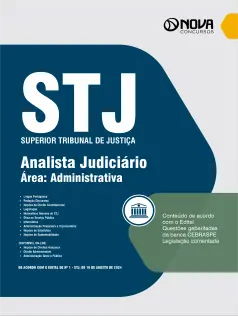 Apostila STJ em PDF 2024 - Analista Judiciário - Área Administrativa