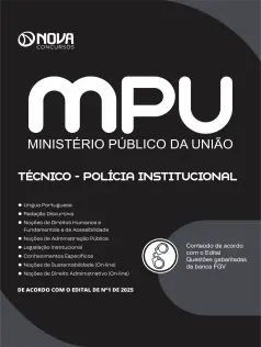 Apostila MPU - Técnico do MPU - Polícia Institucional