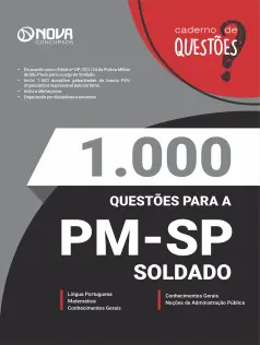 1.000 Questões Gabaritadas PM-SP - Soldado em PDF