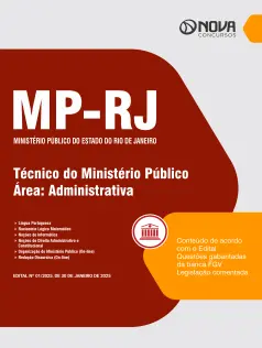 Apostila MP-RJ - Técnico do Ministério Público - Área: Administrativa