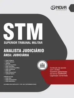 Apostila STM em PDF - Analista Judiciário - Área: Judiciária