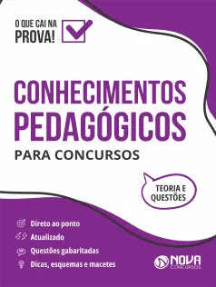 Conhecimentos Pedagógicos para Concursos - Ed. 2024 em PDF