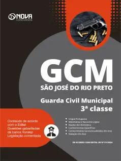 Apostila Prefeitura de São José do Rio Preto - SP em PDF 2024 - Guarda Civil Municipal - 3ª Classe