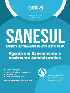 Apostila SANESUL - Agente de Saneamento e Assistente Administrativo