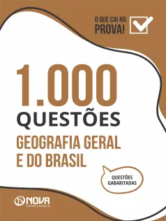 Livro 1.000 Questões Gabaritadas Geografia Geral e do Brasil