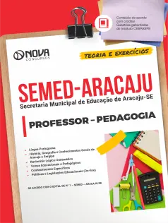 Apostila SEMED Aracaju em PDF 2024 - Professor - Pedagogia