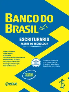 Apostila Banco do Brasil em PDF 2025 - Escriturário - Agente de Tecnologia