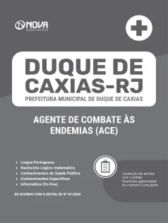 Apostila Prefeitura de Duque de Caxias - RJ em PDF - Agente de Combate às Endemias