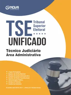 Apostila TSE Unificado 2024 - Técnico Judiciário - Área Administrativa
