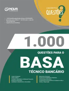 1.000 Questões Gabaritadas BASA - Técnico Bancário em PDF