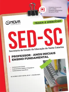 Apostila SED-SC em PDF 2024 - Professor Anos Iniciais - Ensino Fundamental