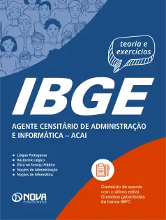 Apostila IBGE em PDF 2025 - Agente Censitário de Administração e Informática