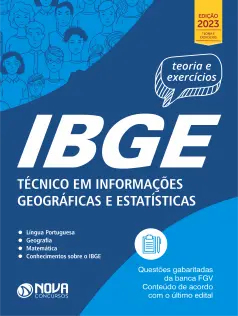 Apostila IBGE Efetivo em PDF - Técnico em Informações Geográficas e Estatísticas