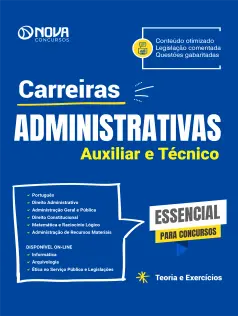 Apostila Carreiras Administrativas - Auxiliar e Técnico em PDF