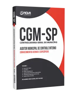 Apostila CGM-SP 2024 - Auditor Municipal de Controle Interno: Conhecimentos Gerais e Específicos