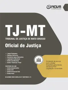 Apostila TJ-MT em PDF 2024 - Oficial de Justiça