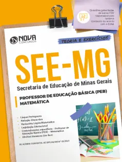 Apostila SEE-MG em PDF - Professor de Educação Básica (PEB) - Matemática