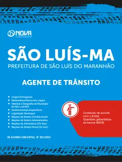 Apostila Prefeitura de São Luís do Maranhão - MA em PDF 2024 - Agente de Trânsito