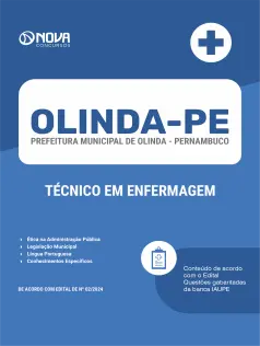 Apostila Prefeitura de Olinda - PE 2024 - Técnico de Enfermagem