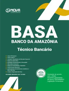 Apostila BASA em PDF 2024 - Técnico Bancário