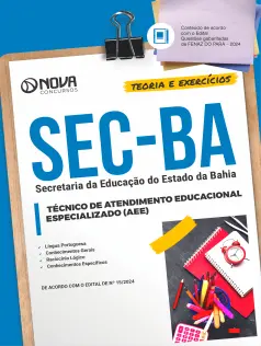 Apostila SEC-BA 2024 - Técnico de Atendimento Educacional Especializado (AEE)