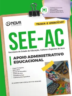 Apostila SEE-AC 2024 - Apoio Administrativo Educacional