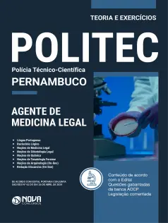 Apostila POLITEC - PE em PDF 2024 - Agente de Medicina Legal
