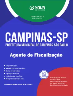 Apostila Prefeitura de Campinas - SP - Agente de Fiscalização