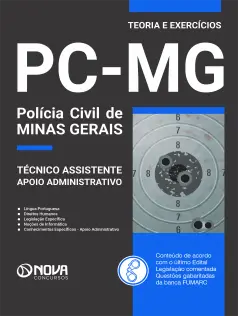 Apostila PC-MG em PDF - Técnico Assistente - Apoio Administrativo