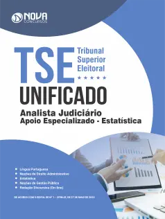 Apostila TSE Unificado em PDF  - Analista Judiciário - Área: Apoio Especializado - Estatística