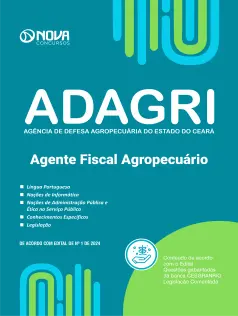 Apostila ADAGRI-CE em PDF 2024 - Agente Fiscal Agropecuário