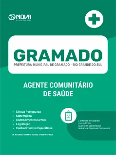 Apostila Prefeitura de Gramado - RS 2024 - Agente Comunitário de Saúde