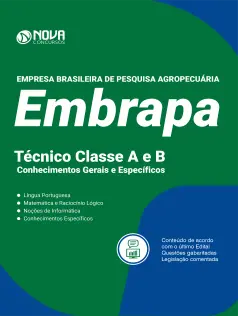 Apostila EMBRAPA 2024 - Técnico Classe A e B