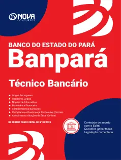 Apostila Banpará em PDF 2024 - Técnico Bancário