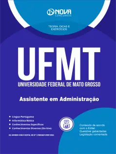 Apostila UFMT em PDF 2024 - Assistente em Administração